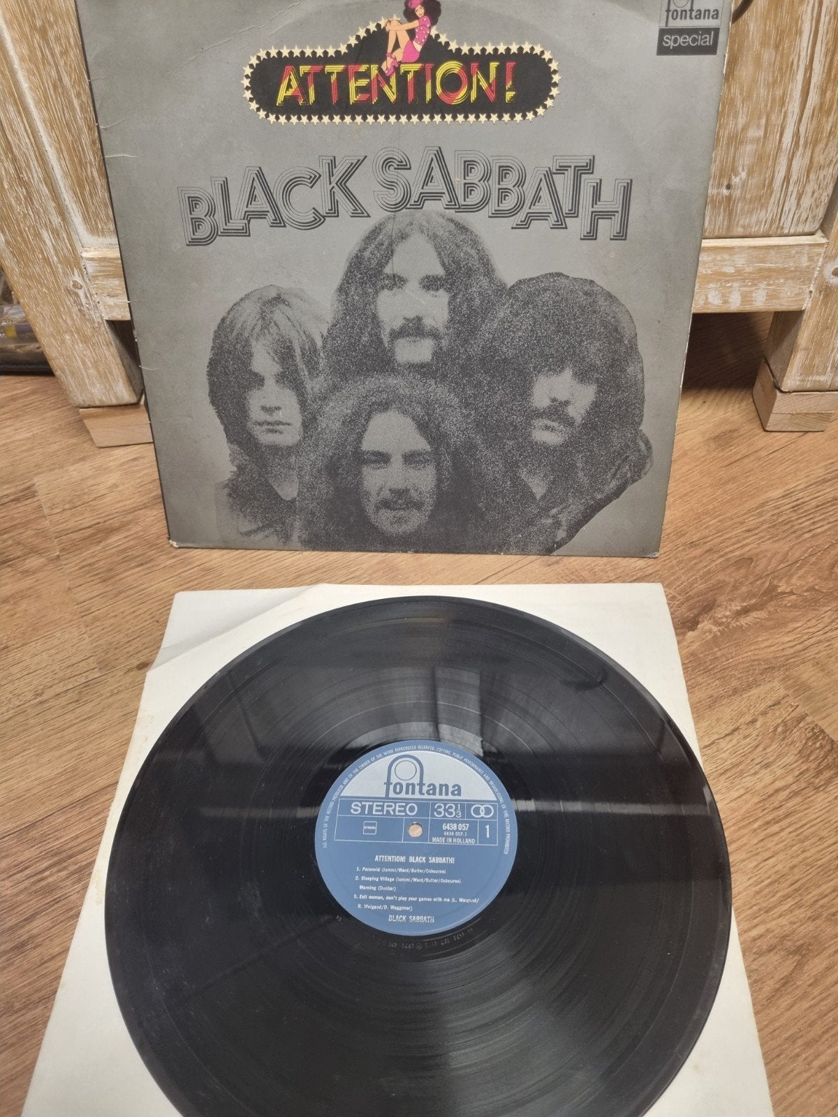 Lp Black Sabbath – Attention! Black Sabbath!, Ophalen of Verzenden, Gebruikt