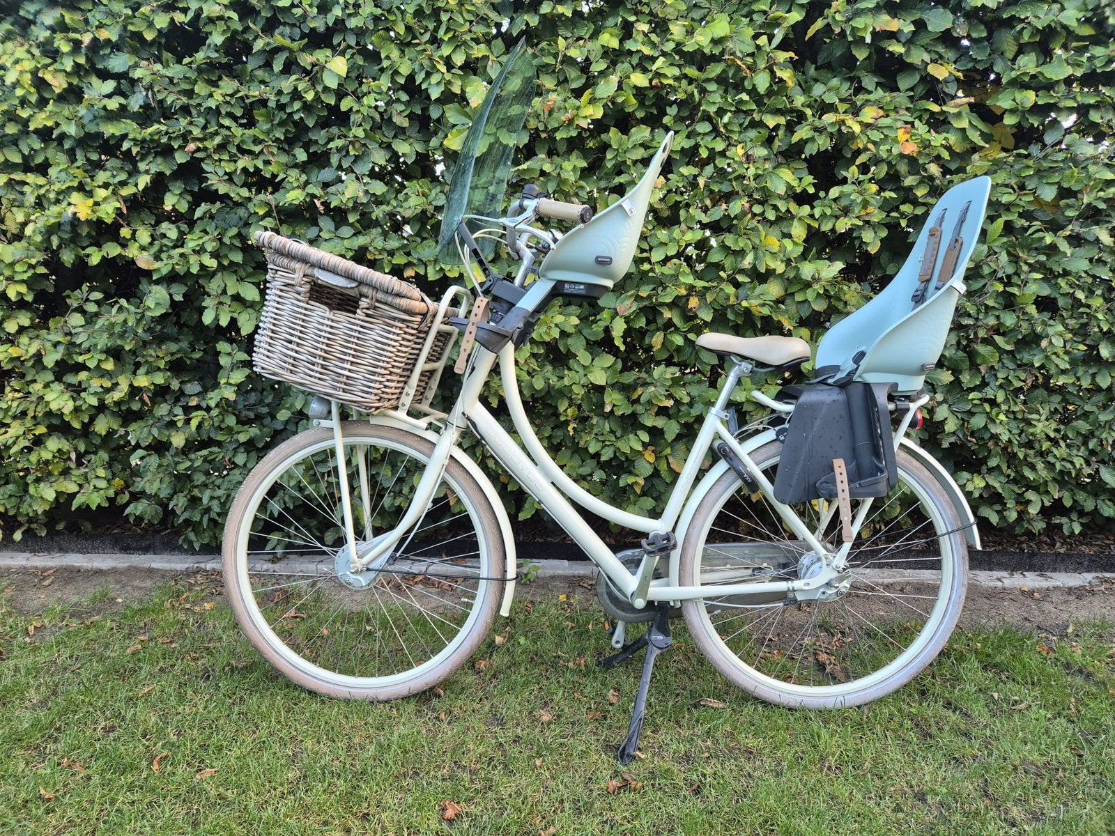 Batavus Diva Plus moederfiets– 2 Yepp kinderzitjes, Ophalen, Gebruikt, Batavus, 50 tot 53 cm