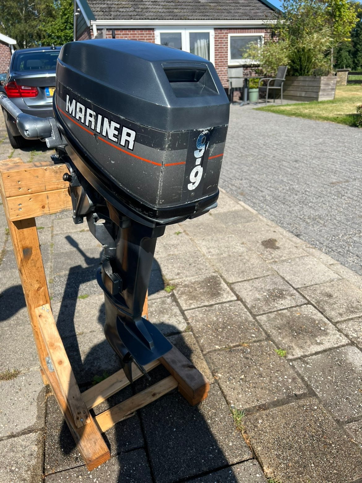 Mariner 9.9pk 2-takt Kortstaart Buitenboordmotor, Ophalen of Verzenden, Gebruikt