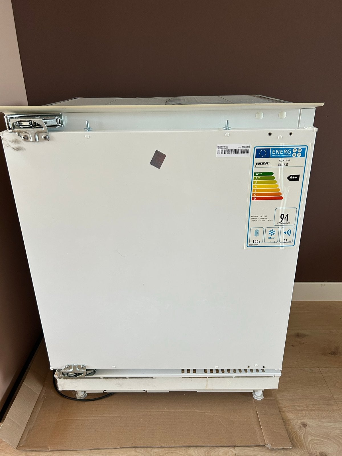 IKEA KALLNAT tafelmodel koelkast - Energieklasse A+++, Witgoed en Apparatuur, Ophalen, Minder dan 85 cm, 100 tot 150 liter, Zo goed als nieuw