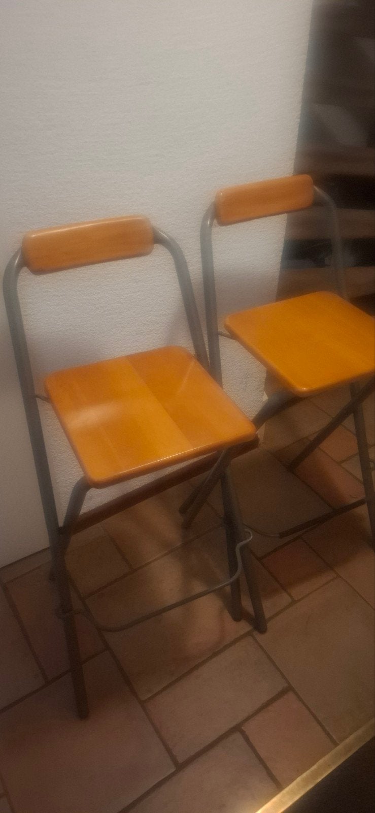 bar krukken, 2 krukken, Ophalen, Hout, 60 tot 90 cm
