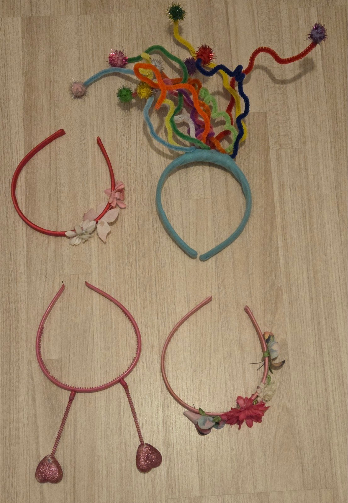 4 gebruikte diadeems, klaar voor een tweede ronde, Ophalen of Verzenden, Gebruikt