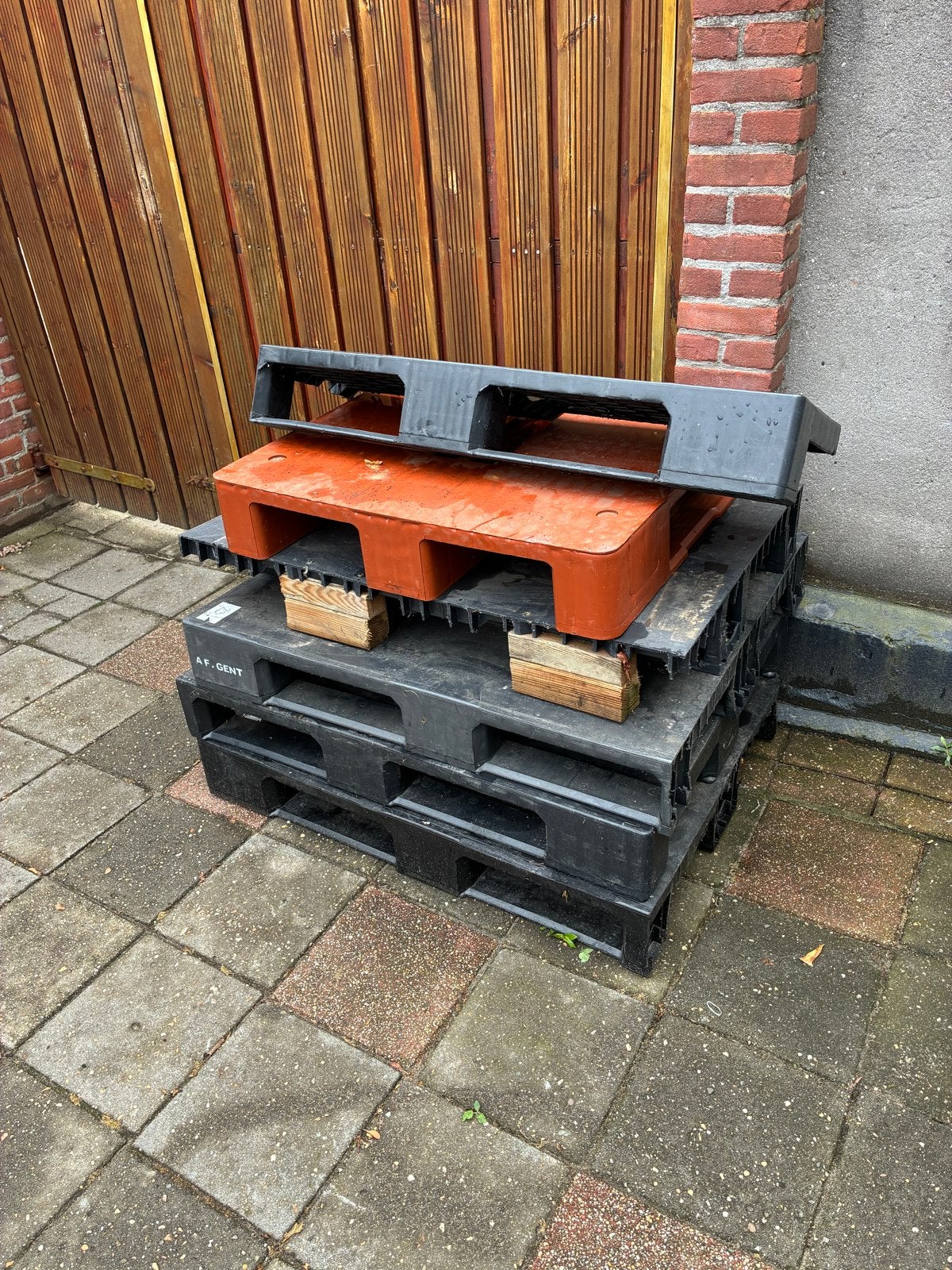 Pallets voor voortent - Ideaal voor een droge ondergrond, Caravans en Kamperen, Ophalen, Gebruikt