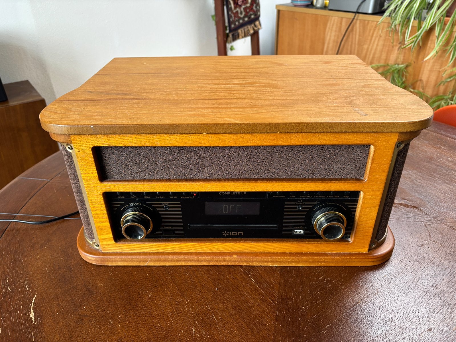 ION Complete LP - radio, bluetooth, casette, USB, Gebruikt, Automatisch, Platenspeler, Ophalen