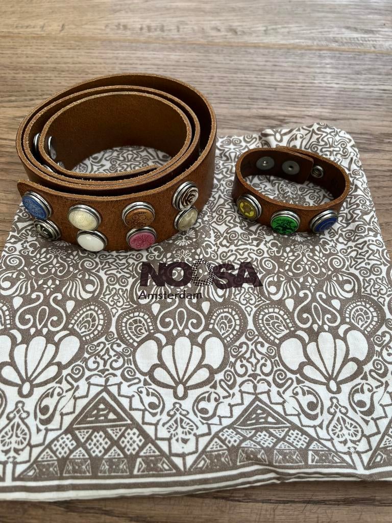 Noosa armband en riem(90cm), Ophalen of Verzenden, Zo goed als nieuw, Zwart, 80 tot 90 cm