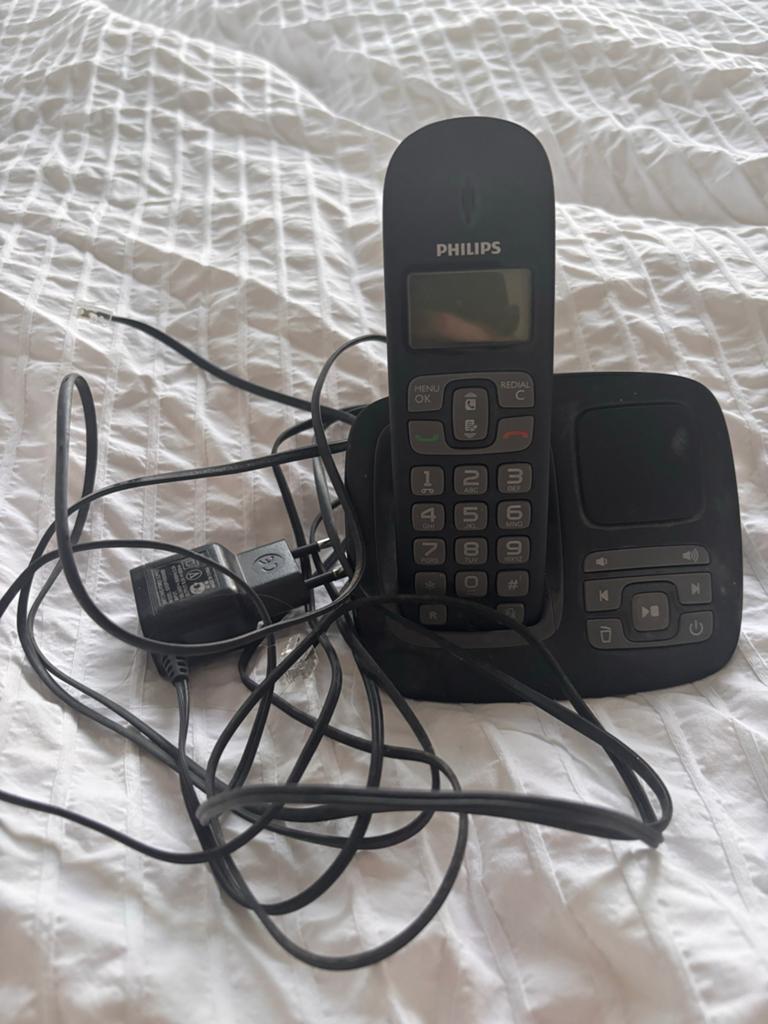 Philips draadloze huistelefoon met basisstation, Ophalen, Gebruikt, 1 handset