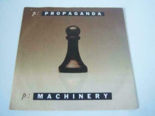  Propoganda met MACHINERY (7-inch) in nieuwstaat , Verzenden, 7 inch, Zo goed als nieuw, Pop