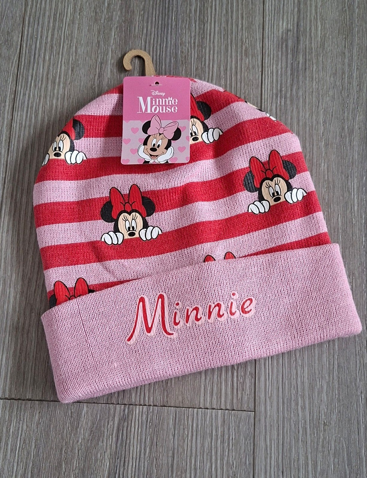 minnie mouse muts en colletje, Ophalen of Verzenden, Nieuw, Meisje, Muts