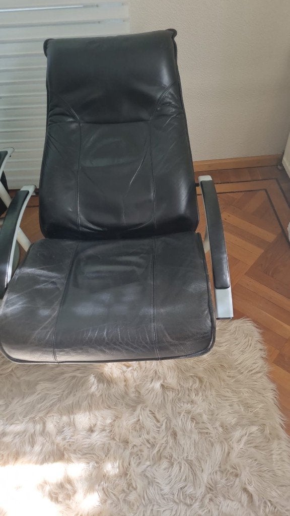 Stoelen, Ophalen, Gebruikt, Twee, Zwart