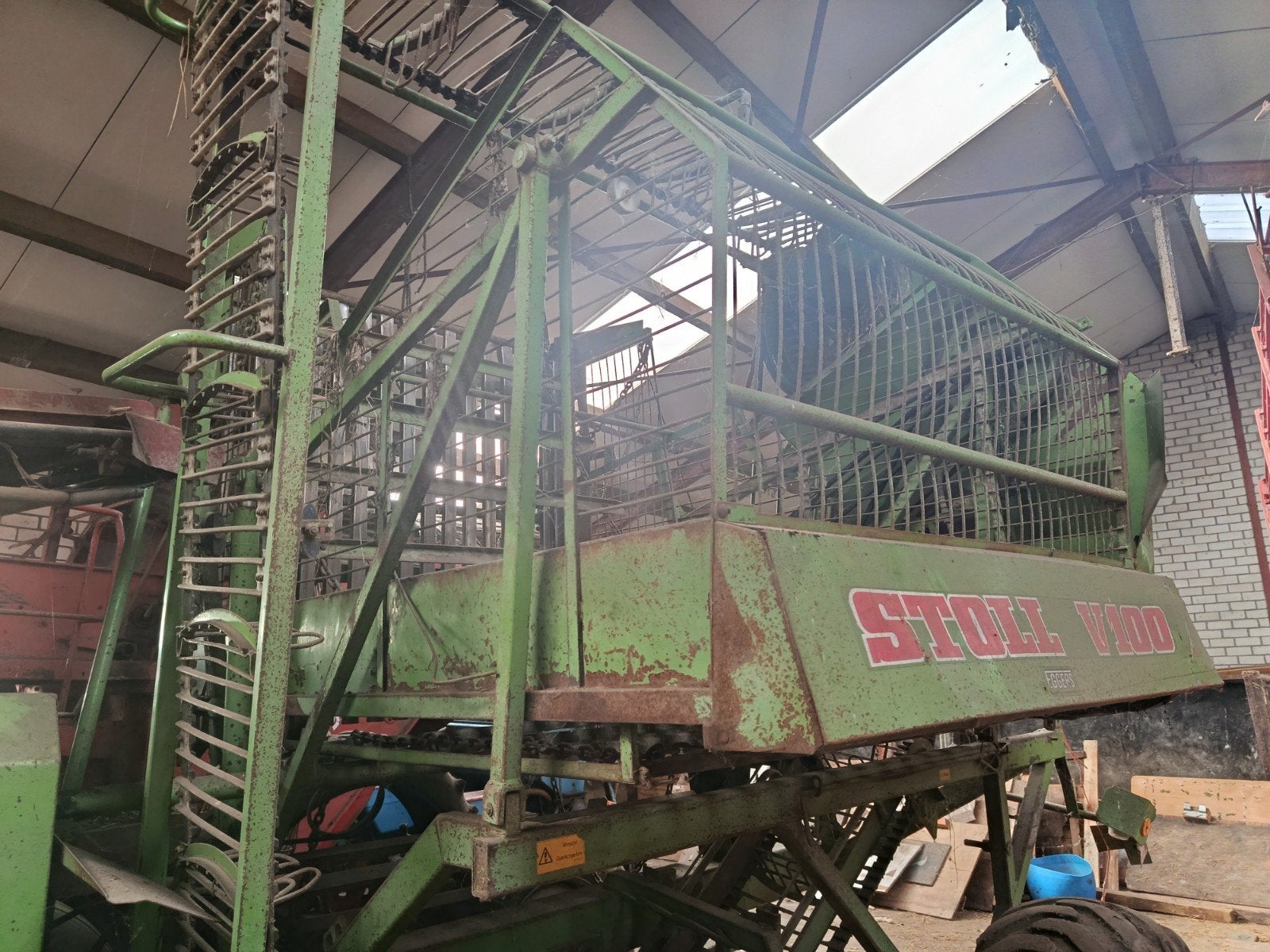 Stoll bietenrooier, Ophalen, Akkerbouw, Oogstmachine