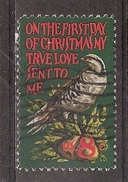 USA, Kerstmis, nr. 1, 1971., Ophalen of Verzenden, Gestempeld, Noord-Amerika