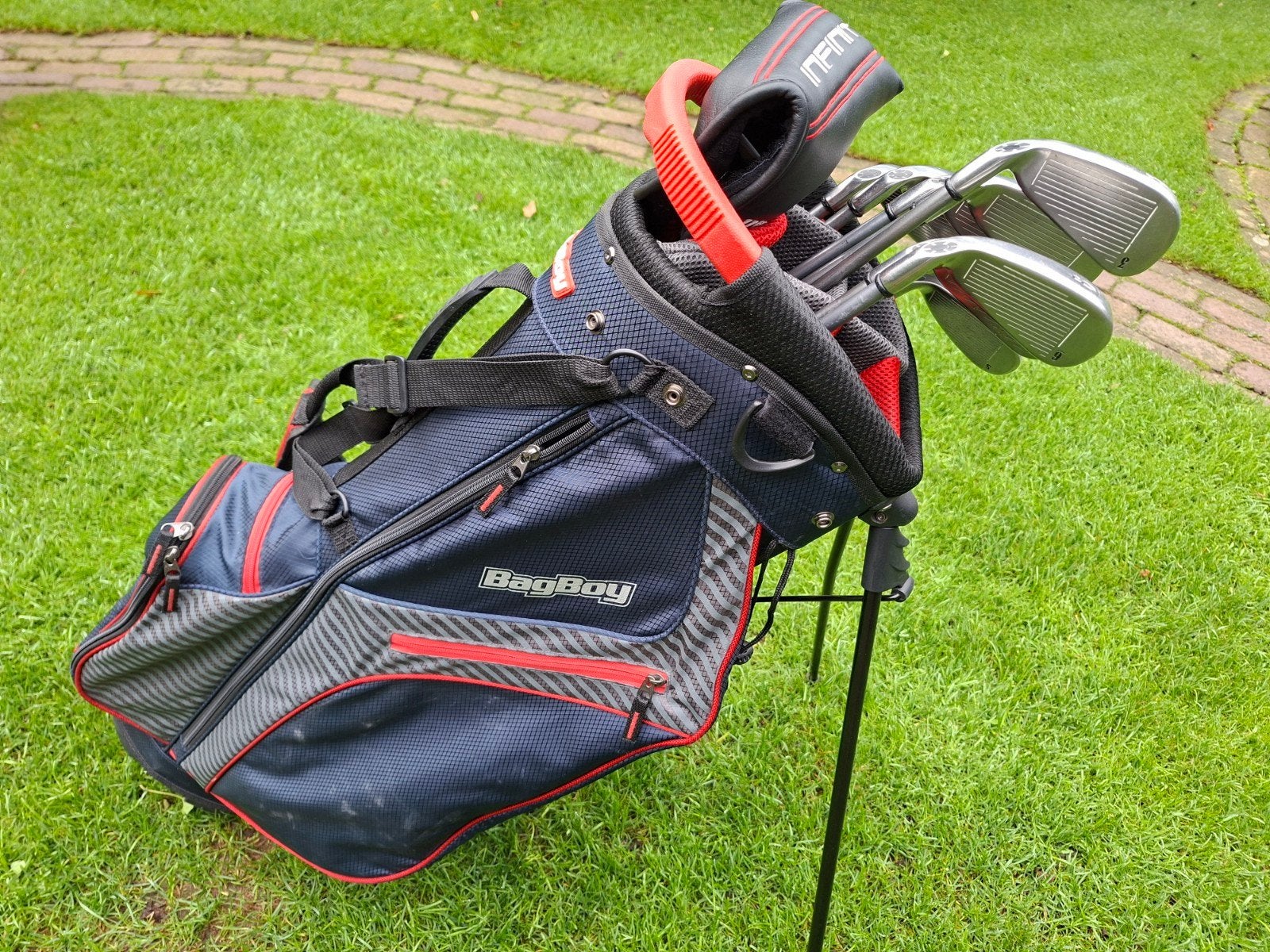 Foto 3 van Compleet Golfset; Callaway X-14 IJzers, Wilson Putter en tas