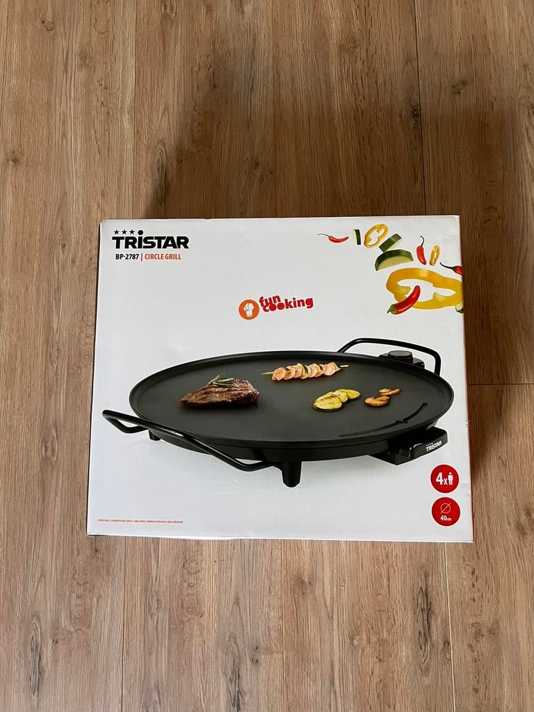 Tristar circle grill, Witgoed en Apparatuur, Contactgrills, Ophalen, Nieuw