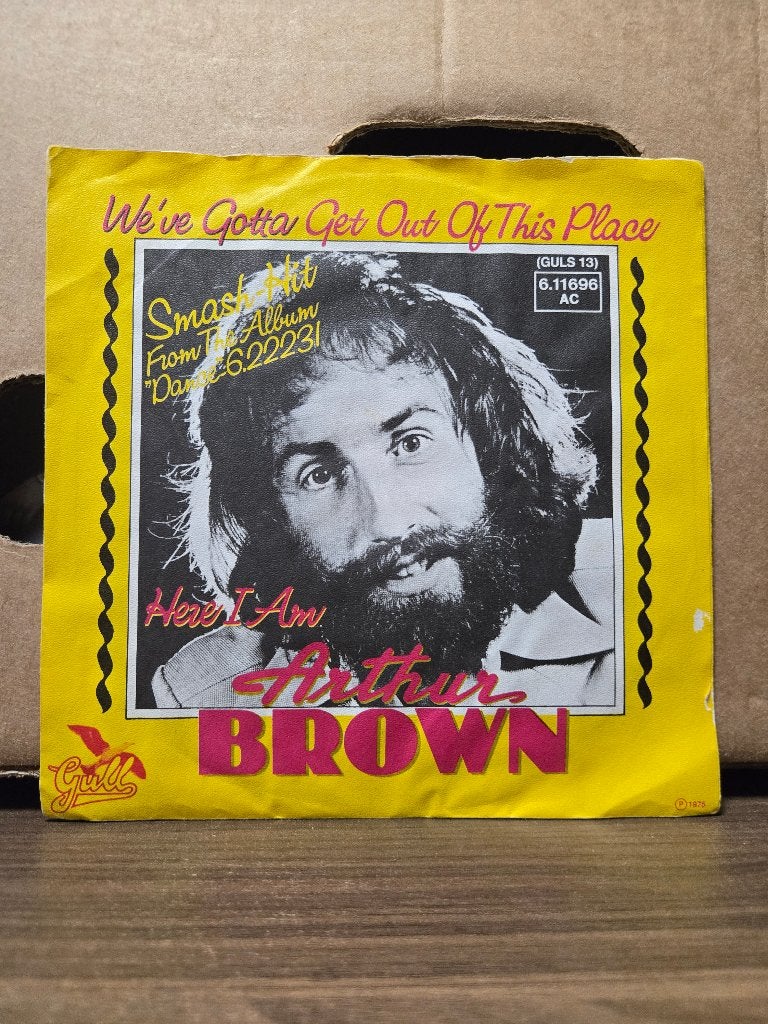 Arthur Brown - We've gotta get out of these place, 7 inch, Ophalen of Verzenden, Zo goed als nieuw, Pop