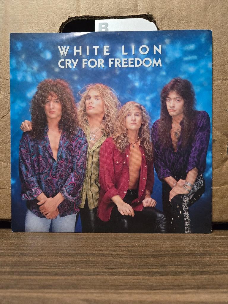 White lion - Cry for freedom, 1990 - 1999, 7 inch, Single, Ophalen of Verzenden
