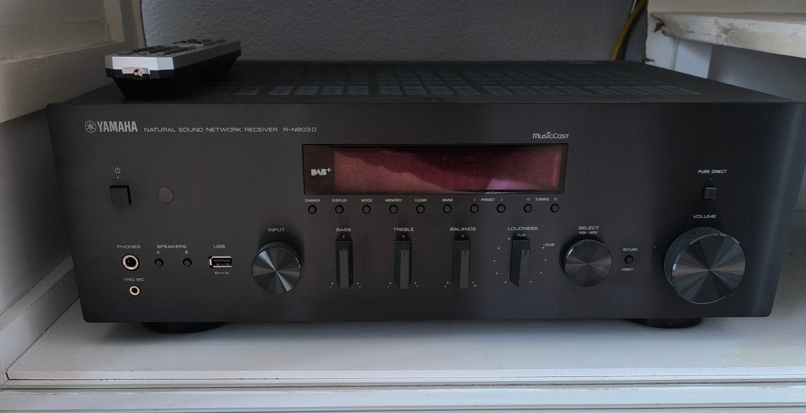 Yamaha RN-803D, Audio, Tv en Foto, Ophalen, Yamaha, Zo goed als nieuw, 120 watt of meer