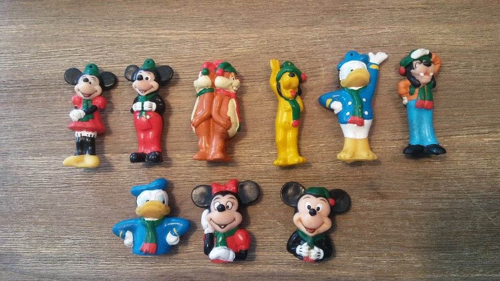 Disney Mickey Minnie Donald Goofy Kellogg's reclame figuren, Verzamelen, Ophalen of Verzenden, Gebruikt