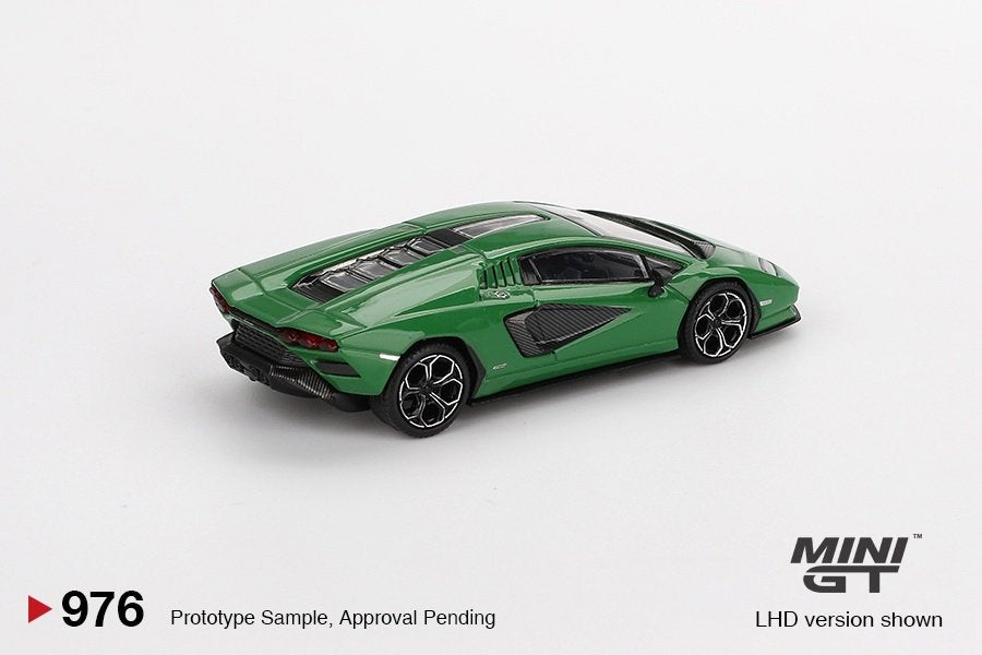 Mini GT 1:64 Lamborghini Countach LPI 800-4 Verde Medio lhd, -, Nieuw, Ophalen of Verzenden, -