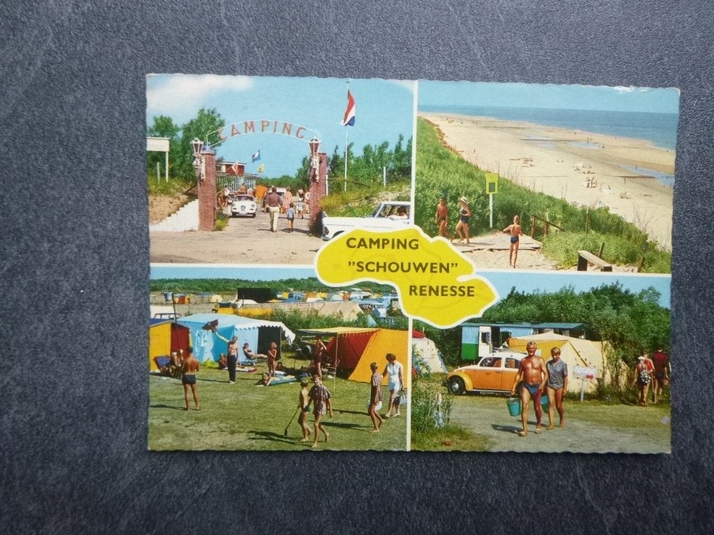 Renesse, camping Schouwen/tent/auto, Verzenden, 1980 tot heden, Ongelopen, Noord-Brabant