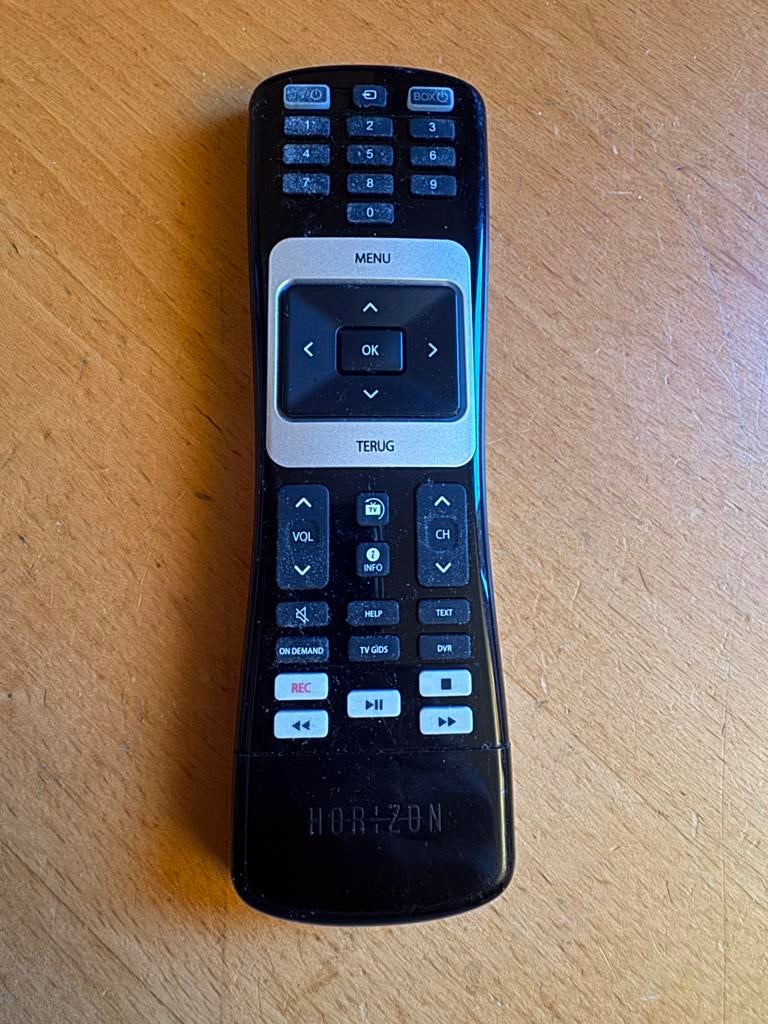 Horizon Afstandsbediening met QWERTY-toetsenbord, Audio, Tv en Foto, Afstandsbedieningen, Zo goed als nieuw, Ophalen of Verzenden