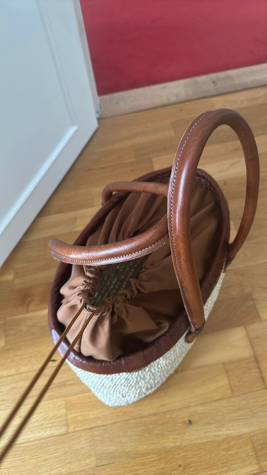 Tas/schopper, Ophalen, Zo goed als nieuw, Rond, Minder dan 30 cm