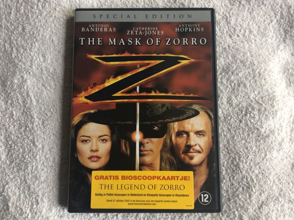DVD The Mask Of Zorro SE (met Antonio Banderas), Engels, Speciale editie, Ophalen of Verzenden, Zo goed als nieuw