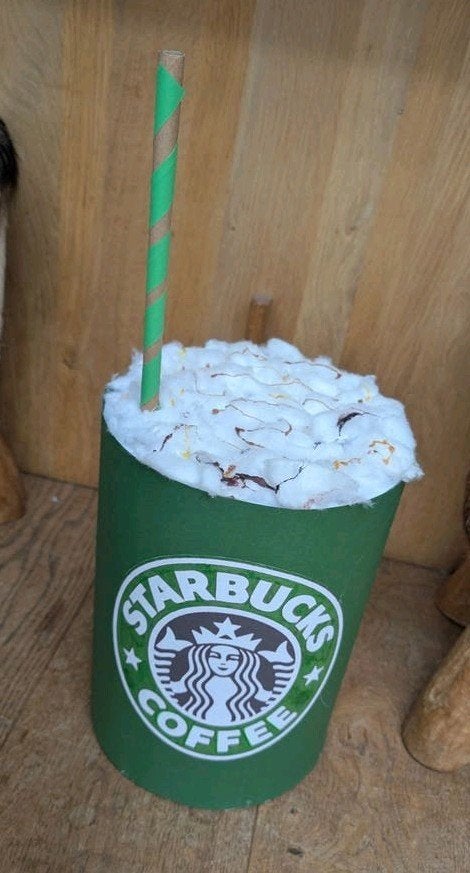 Sinterklaas surprise Starbucks koffie, Ophalen of Verzenden