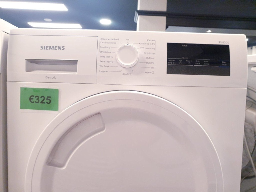 condens droger Siemens 7kg️️️ IQ300 ️️INC GARANTIE, Ophalen, 6 tot 8 kg, Anti-kreukfase, Zo goed als nieuw