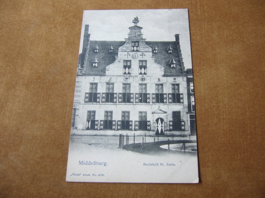 MIDDELBURG  =  SOCIETEIT ST. JORIS    BRIEFKAART, Ophalen of Verzenden, Voor 1920, Ongelopen, Zeeland