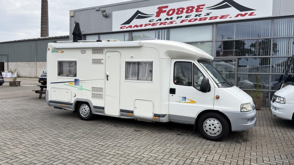 Export|Handler Chausson Allegro 67 Uit 2004 128PK 231dkm, Koelkast, Ringverwarming, Fiat, 6 tot 7 meter