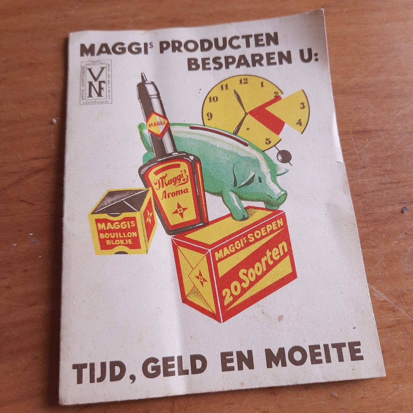 Oud Maggi Boekje met Recepten, Verzamelen, Merken en Reclamevoorwerpen, Verzenden, Overige typen