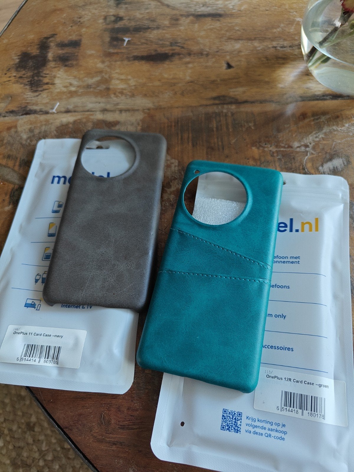 OnePlus 11 en 12R Card Case - Nieuw, Ophalen of Verzenden, Nieuw, Hoesje of Tasje