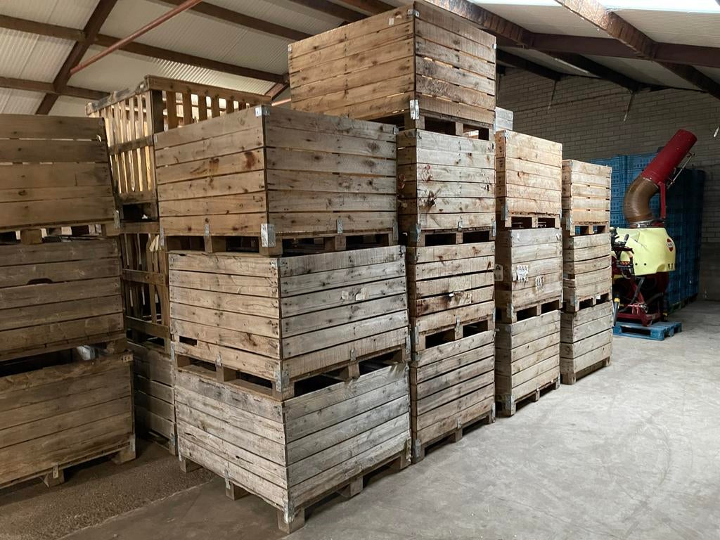 Kuubse kisten houten krat palletbox opslag stookhout, Gebruikt, 100 cm of meer, 60 cm of meer, Bak of Kist