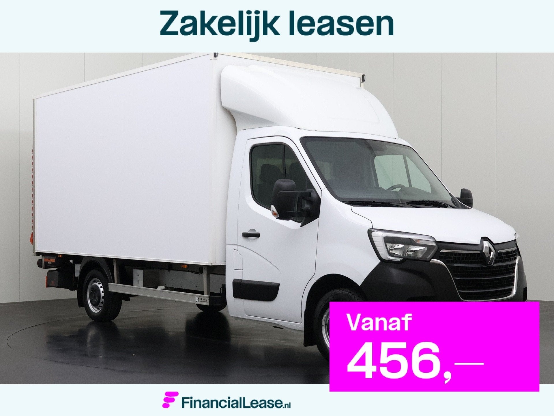 Renault Master 2.3DCi 145PK Bakwagen+Laadklep 1159Kg Laden |, Voorwielaandrijving, Gebruikt, Euro 6, 4 cilinders