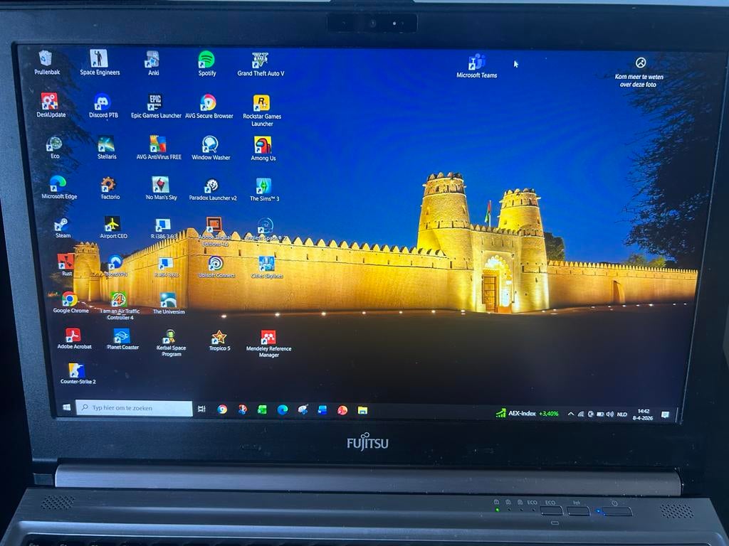 Fujitsu i7-6820HQ/32GB RAM/Quadro M1000M(2GB)+Intel530(128mb, Computers en Software, Windows Laptops, Zo goed als nieuw, 17 inch of meer