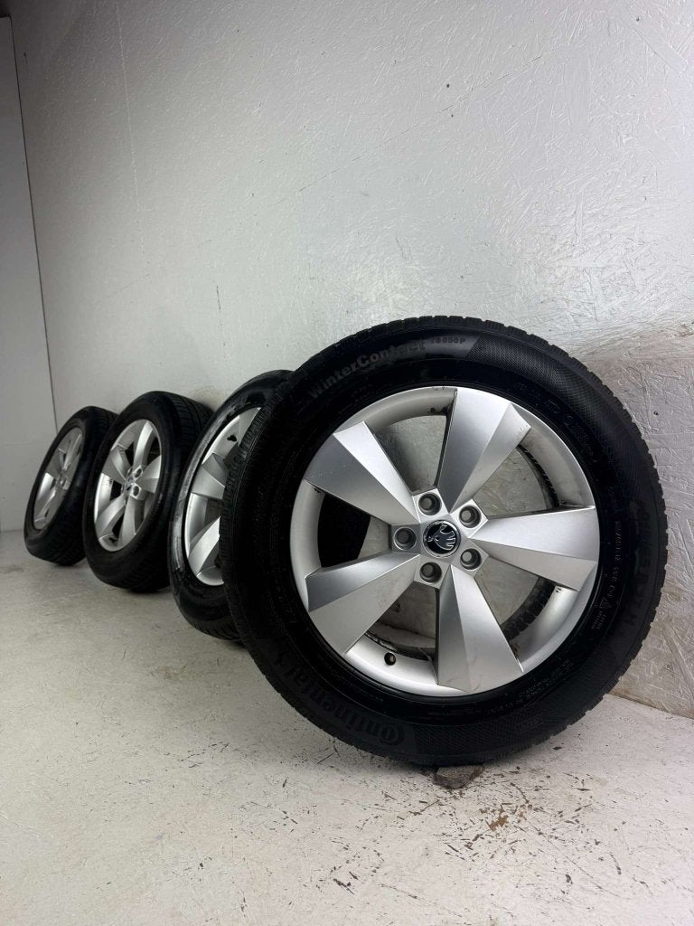 Originele Skoda Kodiaq nanuq velgen 17" 5x112 winterset 7mm!