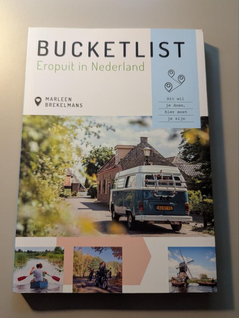 M. Brekelmans - Bucketlist, eropuit in Nederland (2021), Marleen Brekelmans, Ophalen of Verzenden, Zo goed als nieuw, Reisgids of -boek
