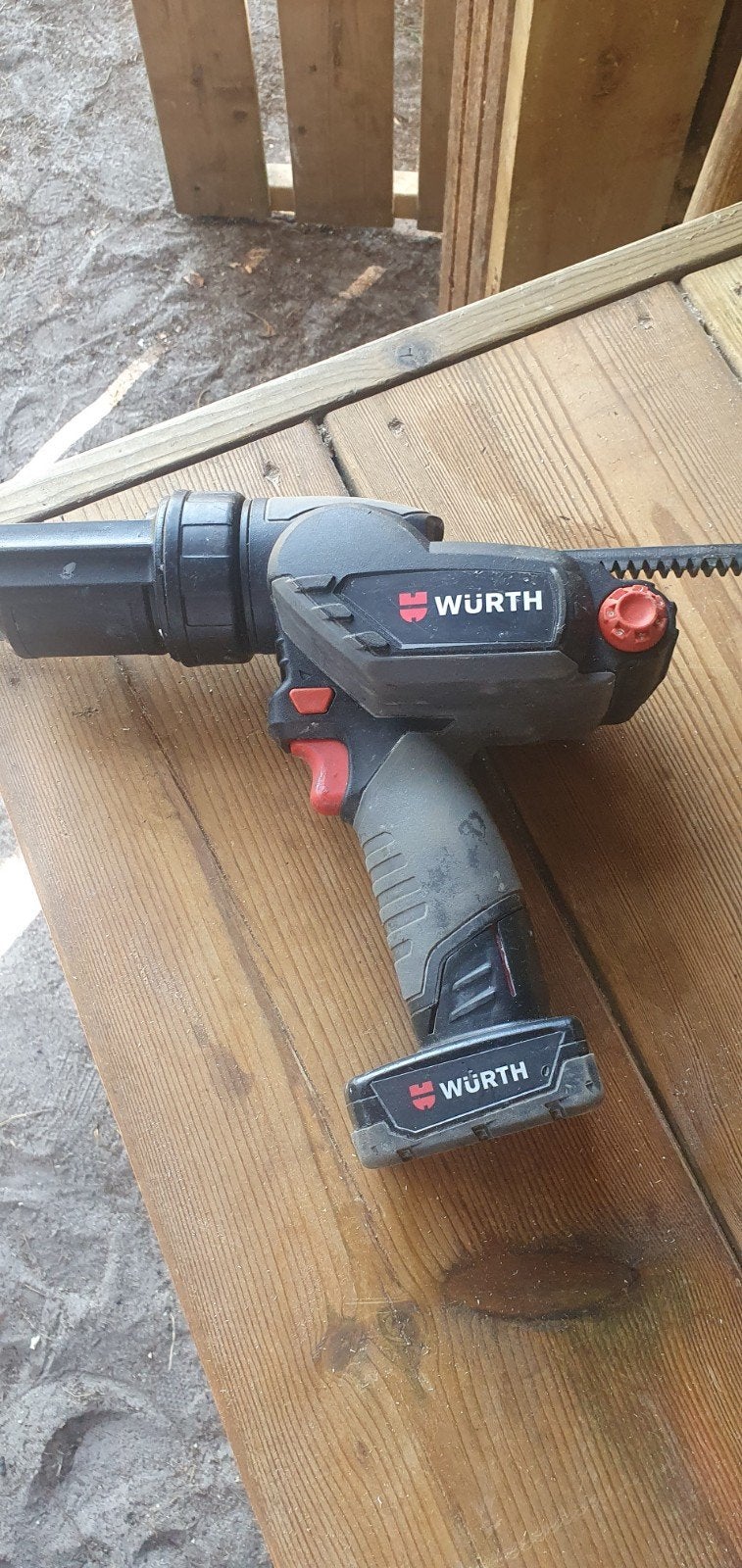 wurth kitpistool met accu, Doe-het-zelf en Verbouw, Gereedschap | Handgereedschap, Ophalen of Verzenden