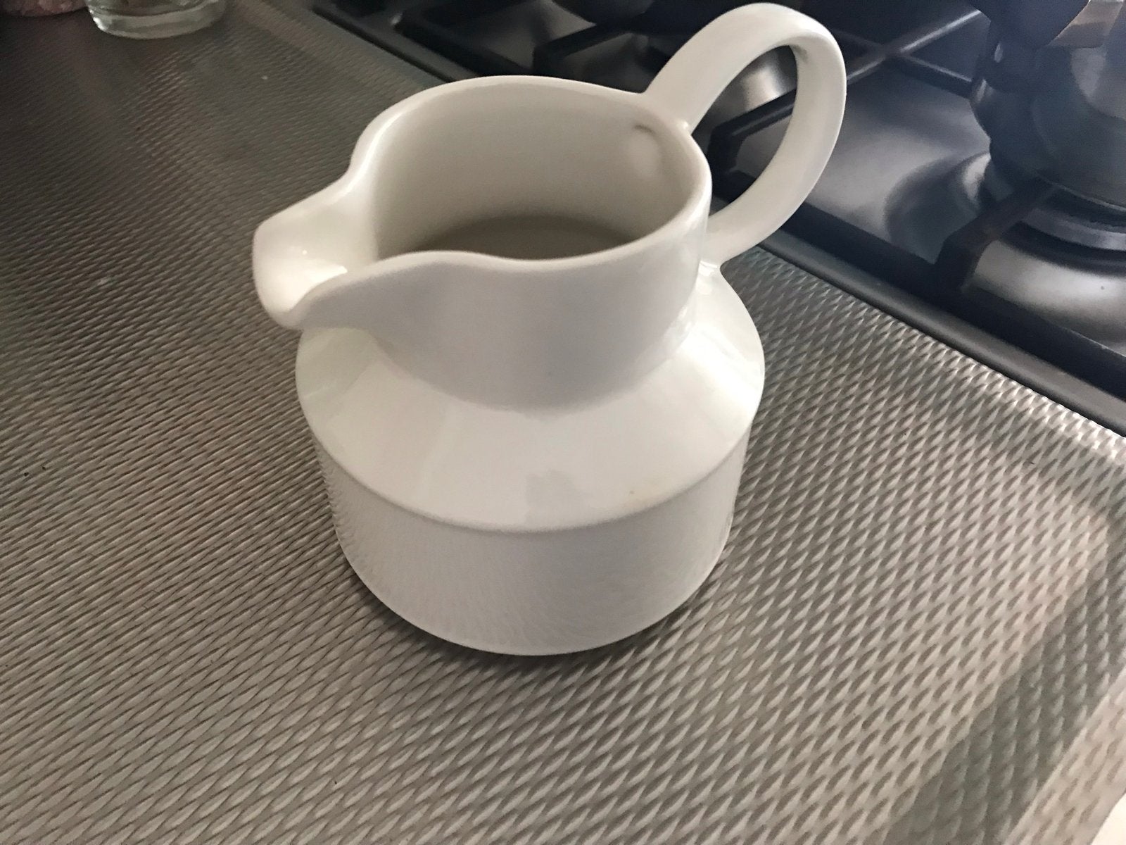 Witte kan 500ml - Melkkan of Sauskan, Kan, Ophalen of Verzenden, Zo goed als nieuw, Modern