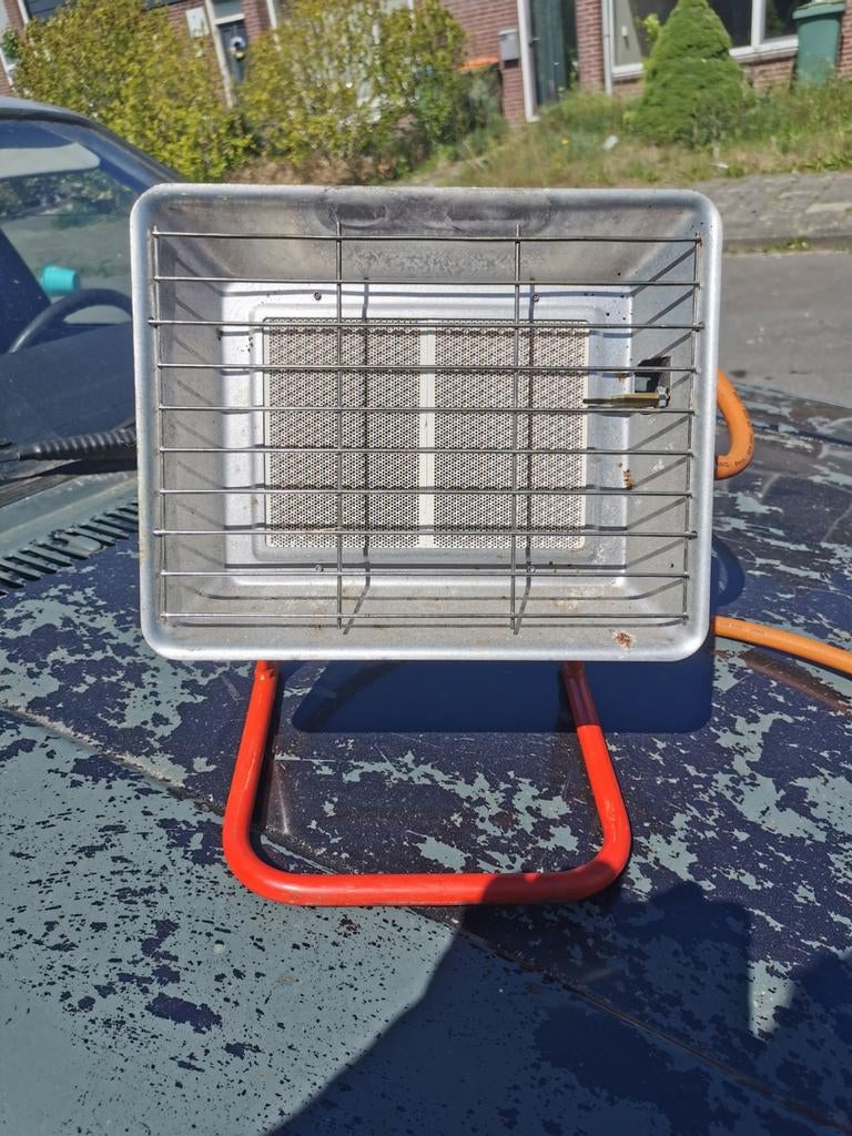 Draagbare gaskachel voor buiten - Gebruikt, Huis en Inrichting, Kachels, Gebruikt, Gas, Verzenden, Vrijstaand