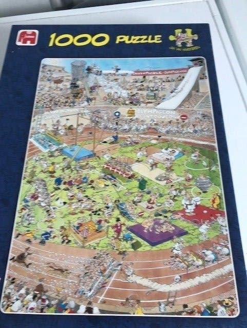 Jan van Haasteren puzzels, Ophalen, 500 t/m 1500 stukjes, Zo goed als nieuw, Legpuzzel