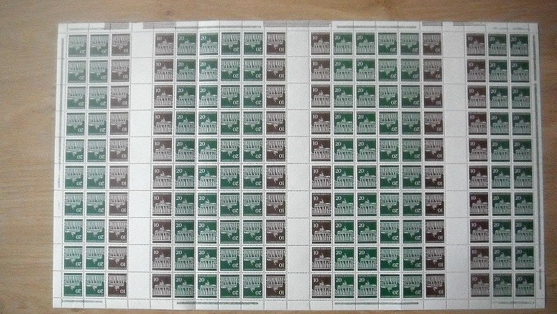 Duitsland 1966/67, compleet vel met 180 postfrisse zegels., Verzenden, BRD, Postfris