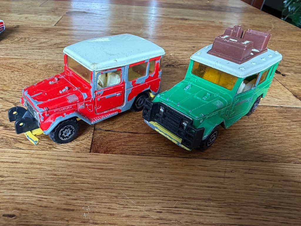 Toyota Landcruiser Majorette, Hobby en Vrije tijd, Ophalen of Verzenden, Gebruikt, Auto, Overige merken