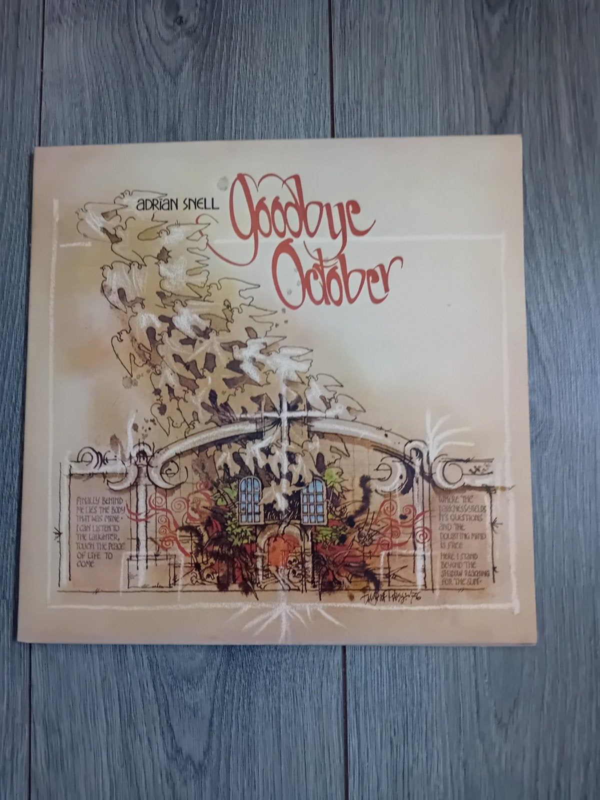Adrian Snell - Goodbye October LP (Pop, Folk), LP, Gebruikt, Pop, Ophalen of Verzenden