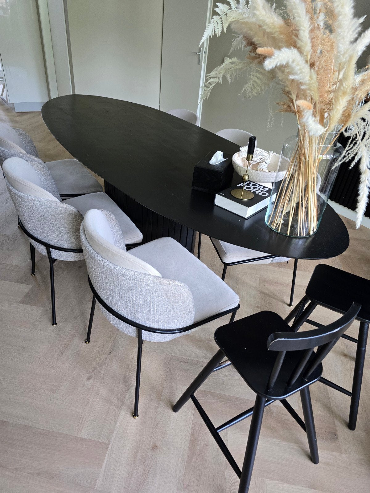 Eetkamertafel 250cm bij 95cm, Ophalen of Verzenden