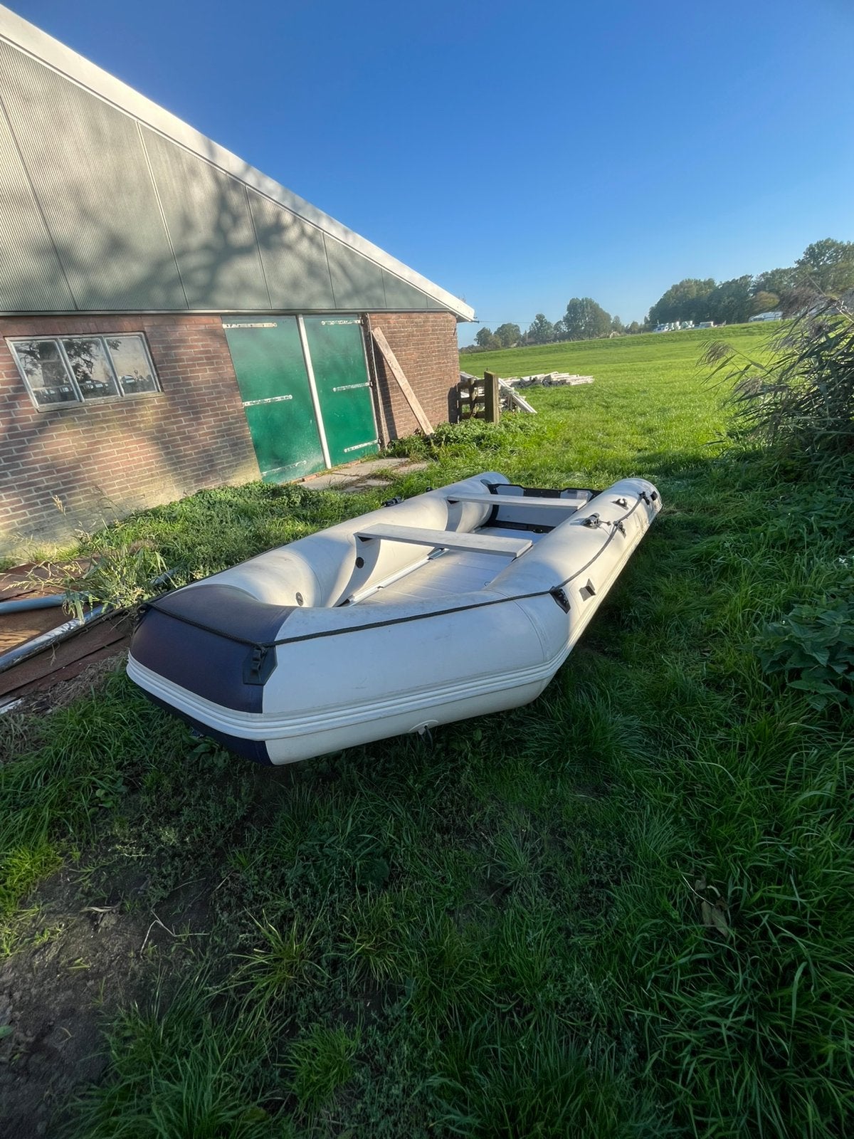 Rubberboot 380cm, Ophalen, Zo goed als nieuw, Overige typen, Motorboot