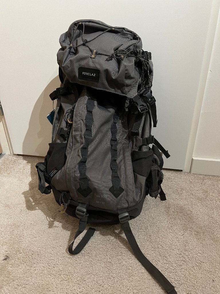 Backpack/ Trekking rugzak MT900 50+10 liter + Regenhoes, Overige merken, 40 cm of meer, Ophalen of Verzenden, Zo goed als nieuw