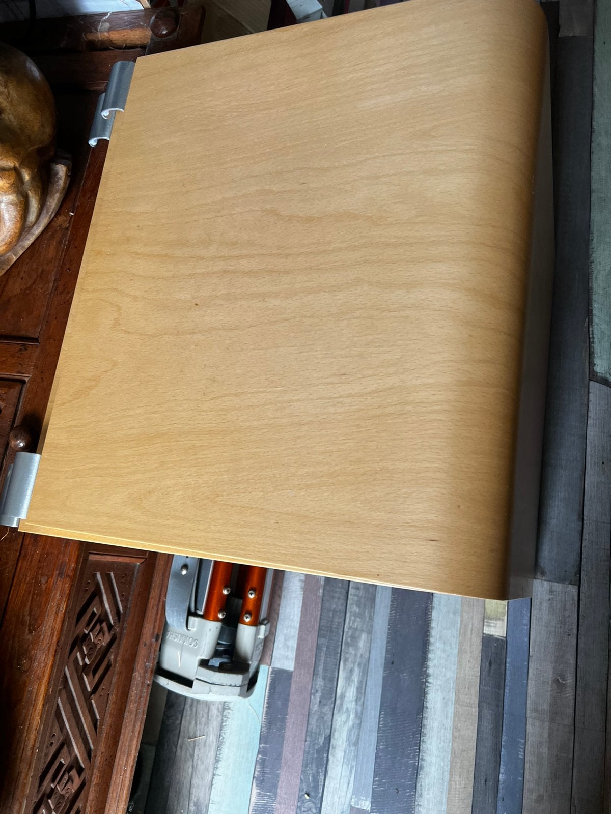 Auping Auronde 1500 aanhaaktafel nachtkastje, Ophalen of Verzenden, Zo goed als nieuw, Hout, Overige kleuren