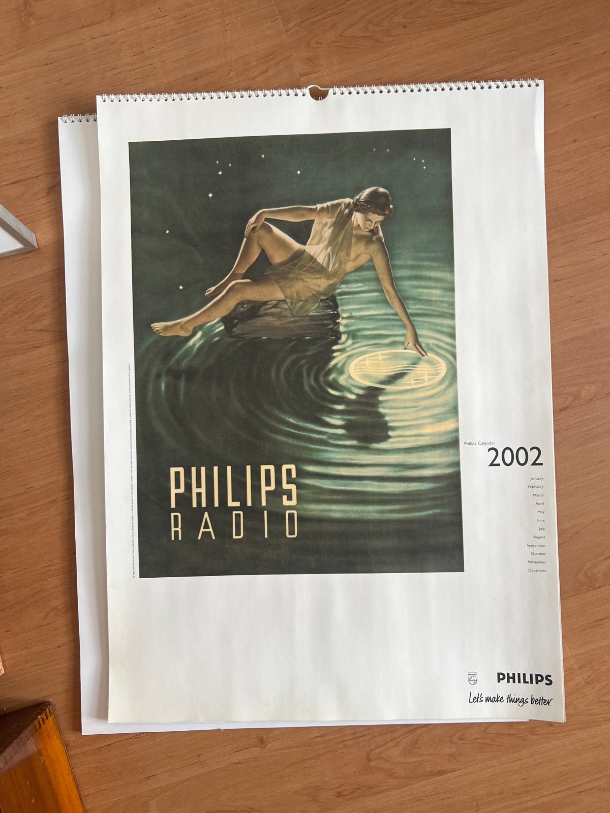 Philips calender 2002, Ophalen of Verzenden, Maandkalender
