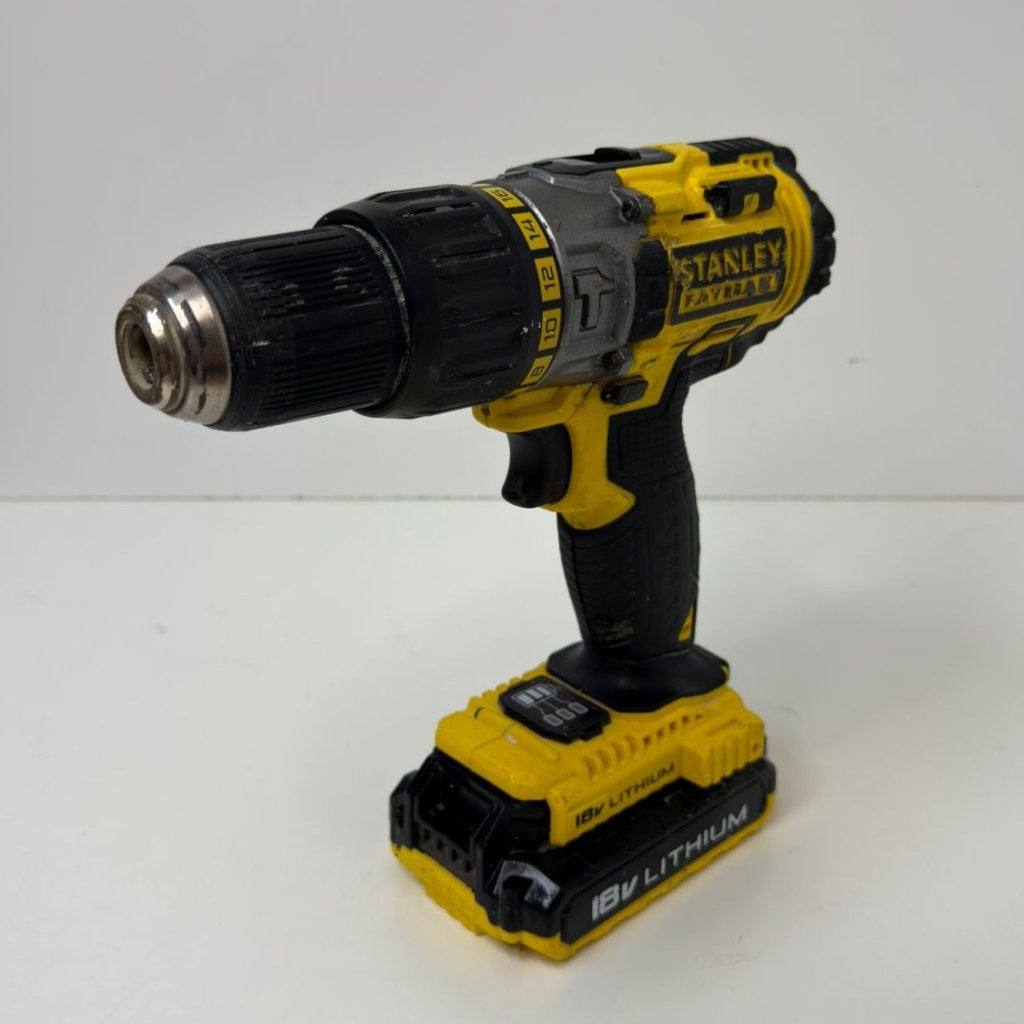Stanley Fatmax Boormachine FMC625 Incl 2.0Ah Acu | Gebruikt, Doe-het-zelf en Verbouw, Gereedschap | Boormachines, Stanley, Zo goed als nieuw